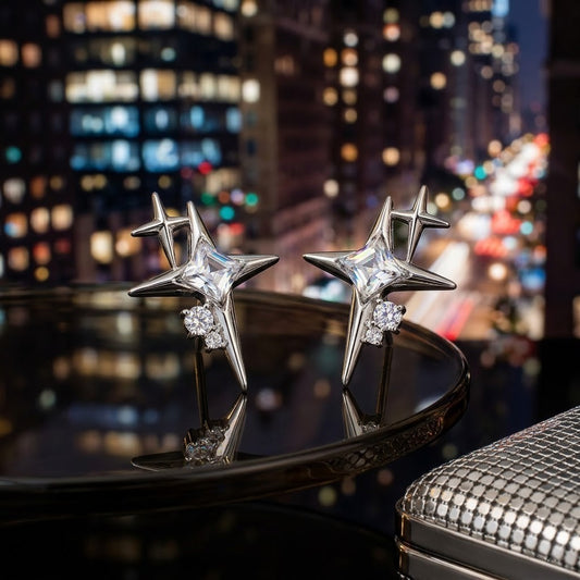 Aretes Manhattan Starburst Drop
