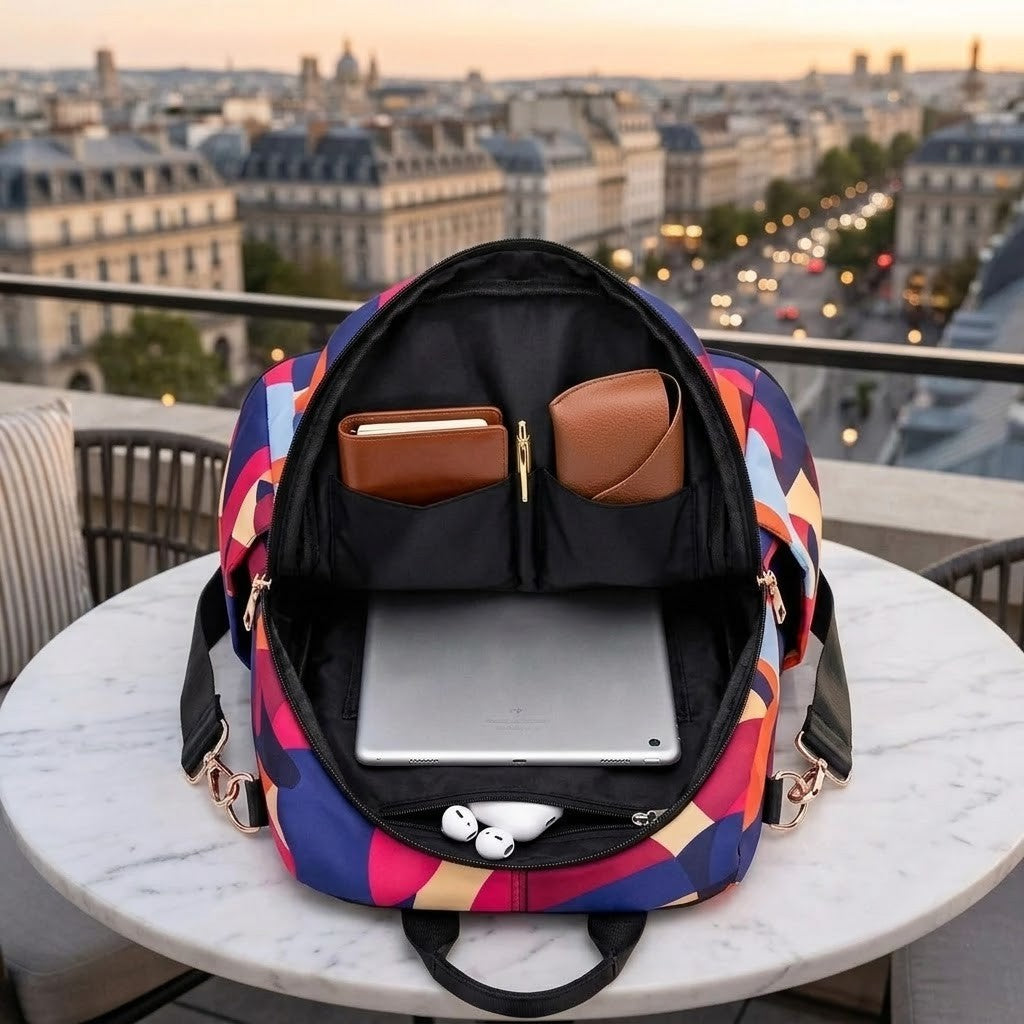 Mochila Impermeable Antirrobo para Mujer Oxford