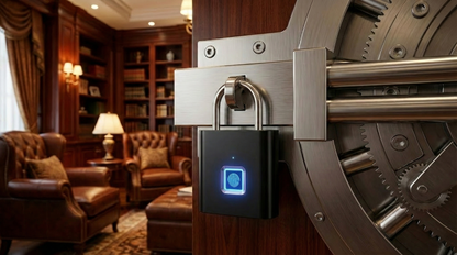 Candado con Huella Dactilar Digital Golden Security