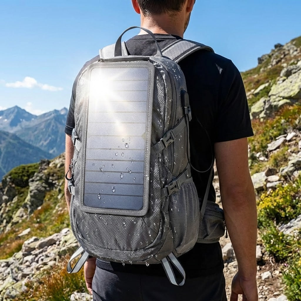Mochila Solar Nova Summit para Senderismo con Carga Ilimitada