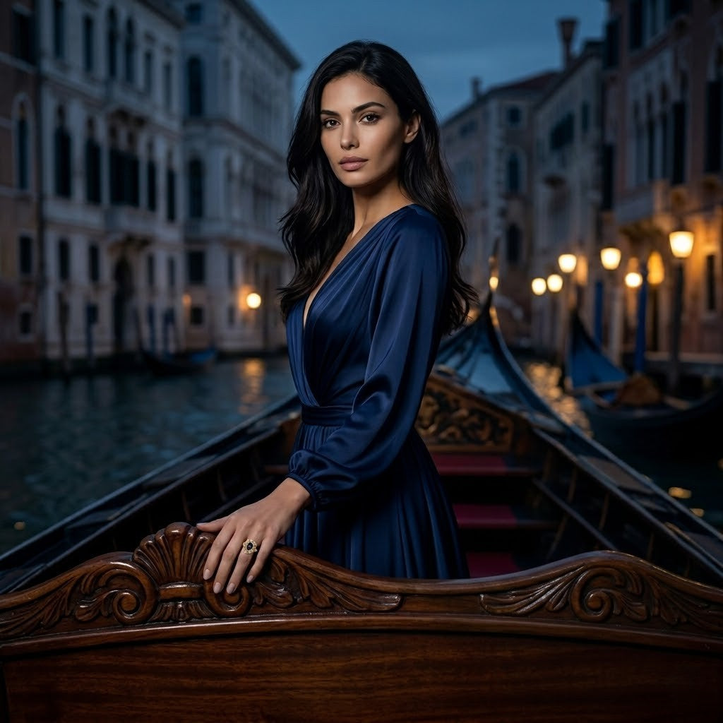 Anillo Royal Sapphire Notte Veneziana Exclusive
