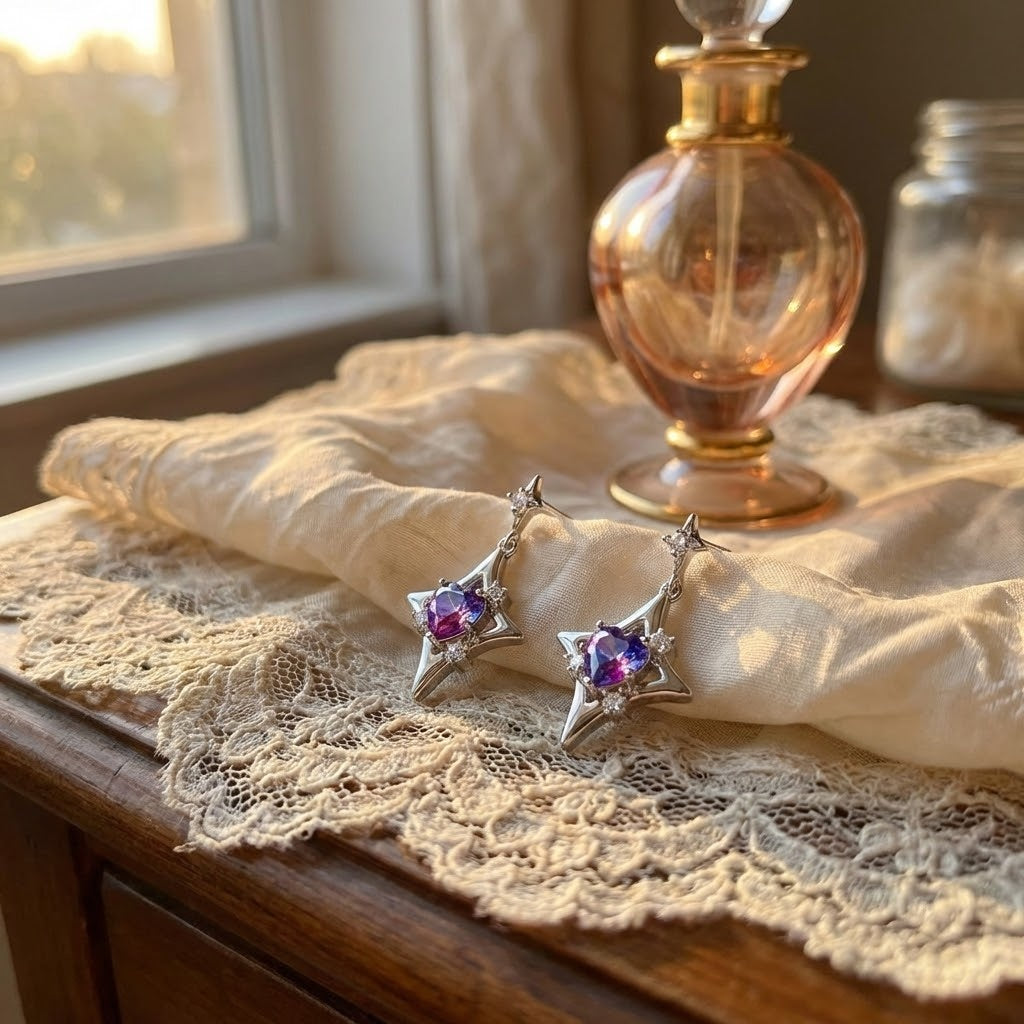 Pendientes Stellar Venice Midnight Mystery