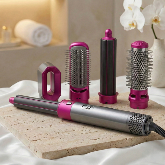 Plancha Profesional 5 en 1 AuraSilk Pro Edition