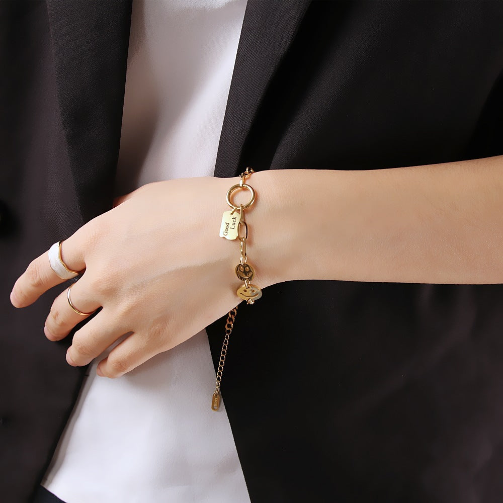 Pulsera Infinito Bañada en Oro de 18K