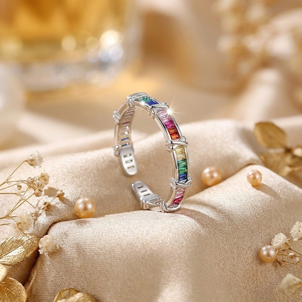 Anillo Rainbow Love