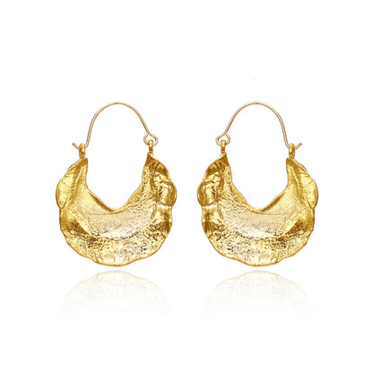 Aros "Siena" de Estilo Vintage Bañados en Oro de 18K