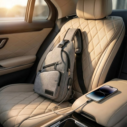 Bandolera Inteligente Pro-Charge para una Vida Urbana Activa y Conectada