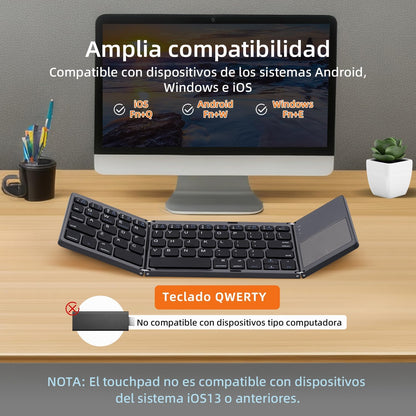 Teclado Bluetooth Plegable