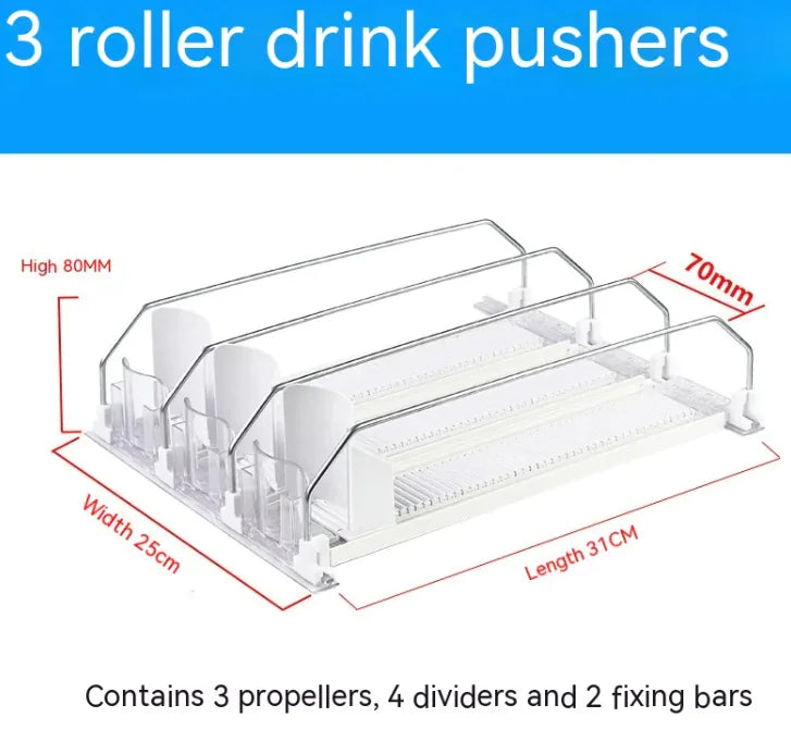 Organizador Automático de Bebidas para Estantes