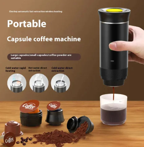 Cafetera Expresso Multicapsulas 3 en 1 Portatil