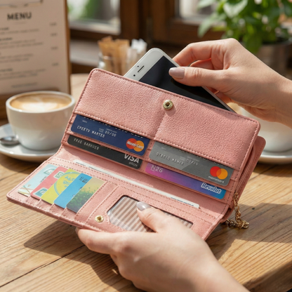 Cartera de Mujer con Encaje y Diseño de Gato