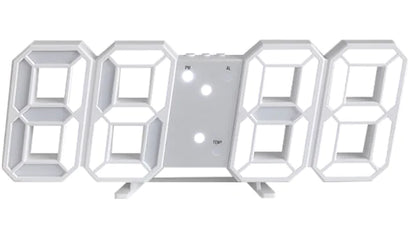 Reloj de Pared LED Simple con Alarma