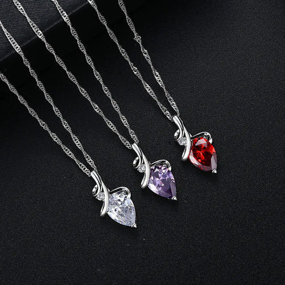 Colgante de Cristal Diamante para Mujer