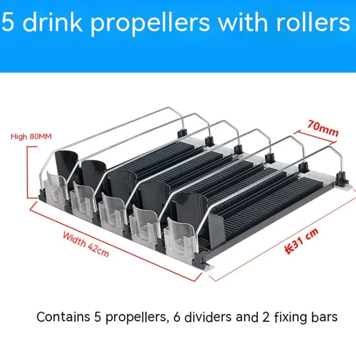 Organizador Automático de Bebidas para Estantes