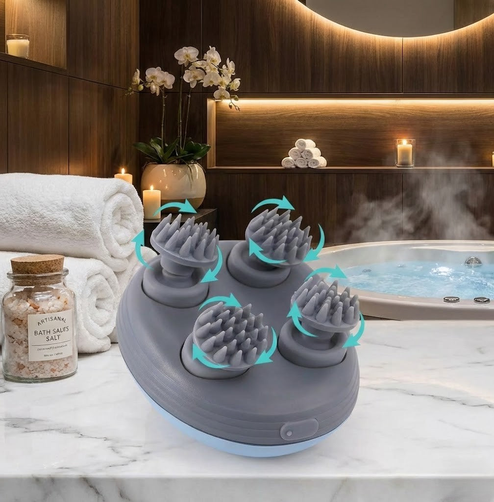 ZenScalp™ Masajeador de Cabeza Eléctrico Antiestrés Inalámbrico
