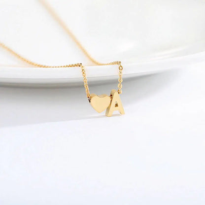 Collar Inicial Corazón Personalizado