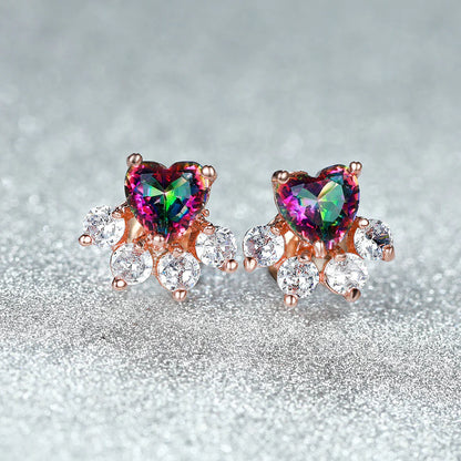 Pendientes de Huella de Pata de Gato Chapados en Oro de 18K (Un Par)