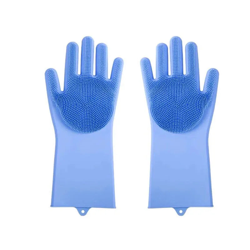 Guantes Mágicos de Silicona para Lavar Platos