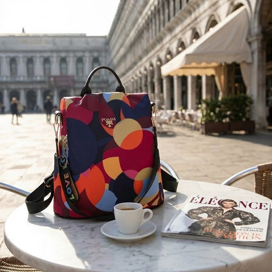 Mochila Impermeable Antirrobo para Mujer Oxford