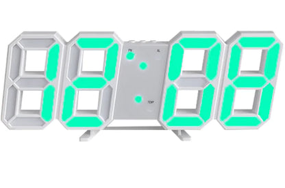 Reloj de Pared LED Simple con Alarma