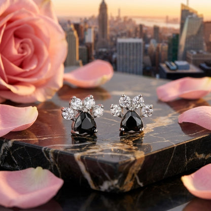 Pendientes Cat Essence 18K y Gemas de Colección