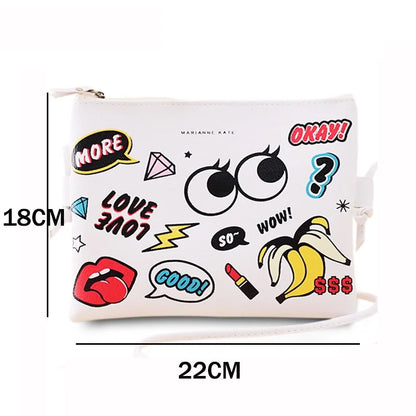 Bolso Mini de Mujer con Estampado de Dibujos Animados