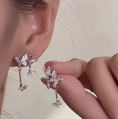 Pendientes de Lazo de Circonita