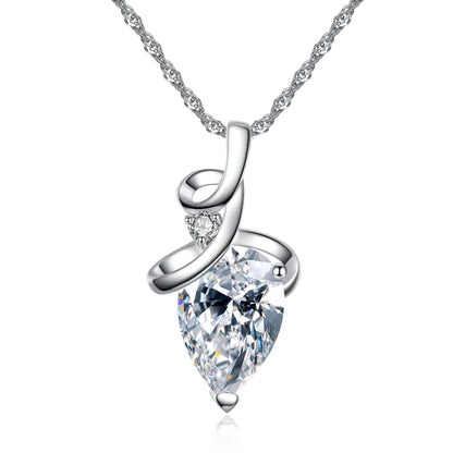 Colgante de Cristal Diamante para Mujer