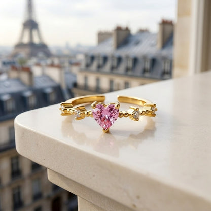 Anillo Pink Heart Élysée Heritage
