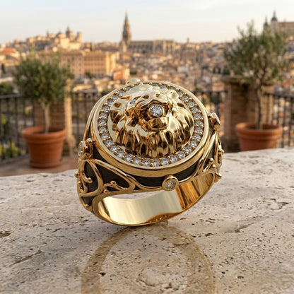 Anillo Lion Sovereign Imperial Gold Edition