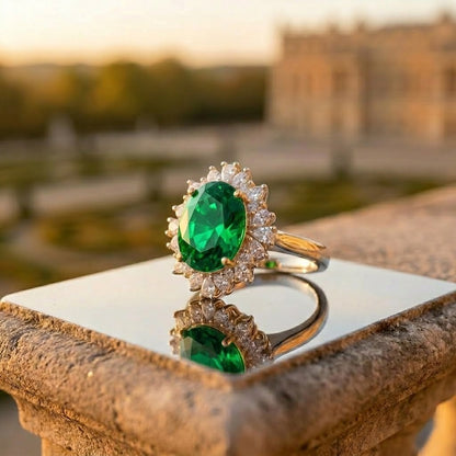 Anillo Vintage Halo Royal Châteaux