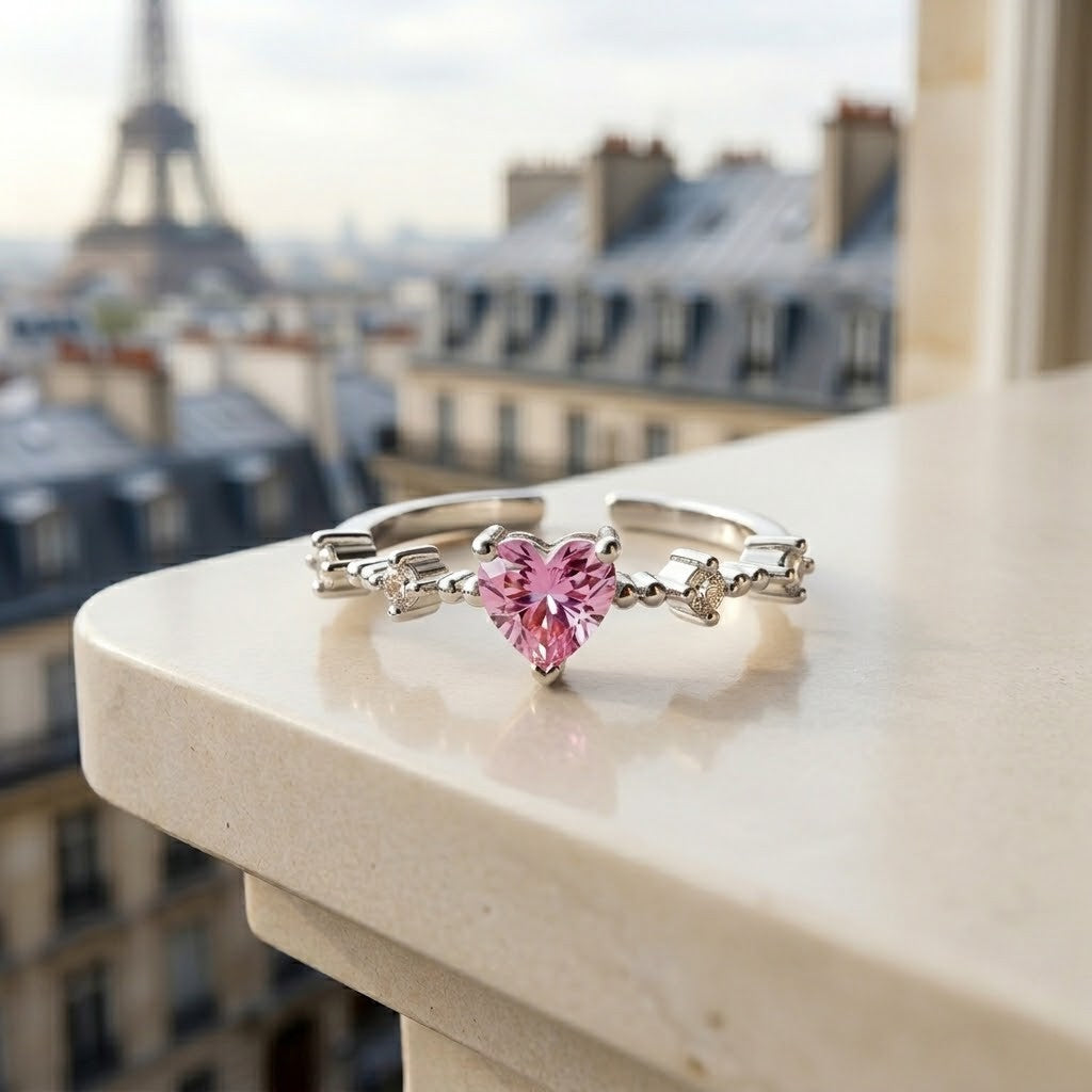 Anillo Pink Heart Élysée Heritage