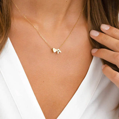 Collar Inicial Corazón Personalizado