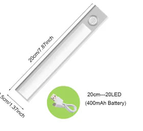 Luz Nocturna LED con Sensor de Movimiento Inalámbrico