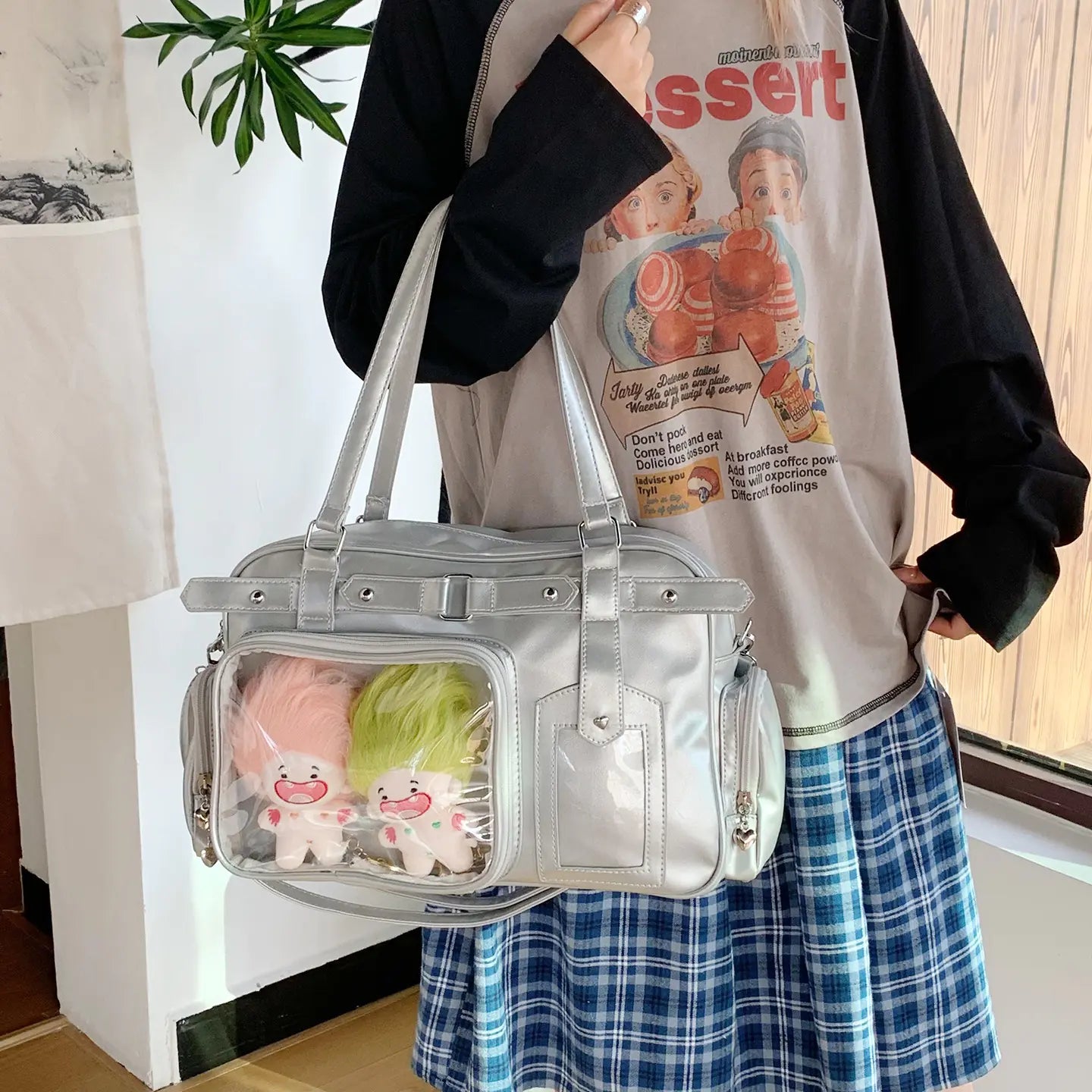 Bolso Tote Universitario Estilo JK Bow