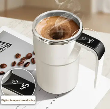 Taza Magnética Automática para Mezclar