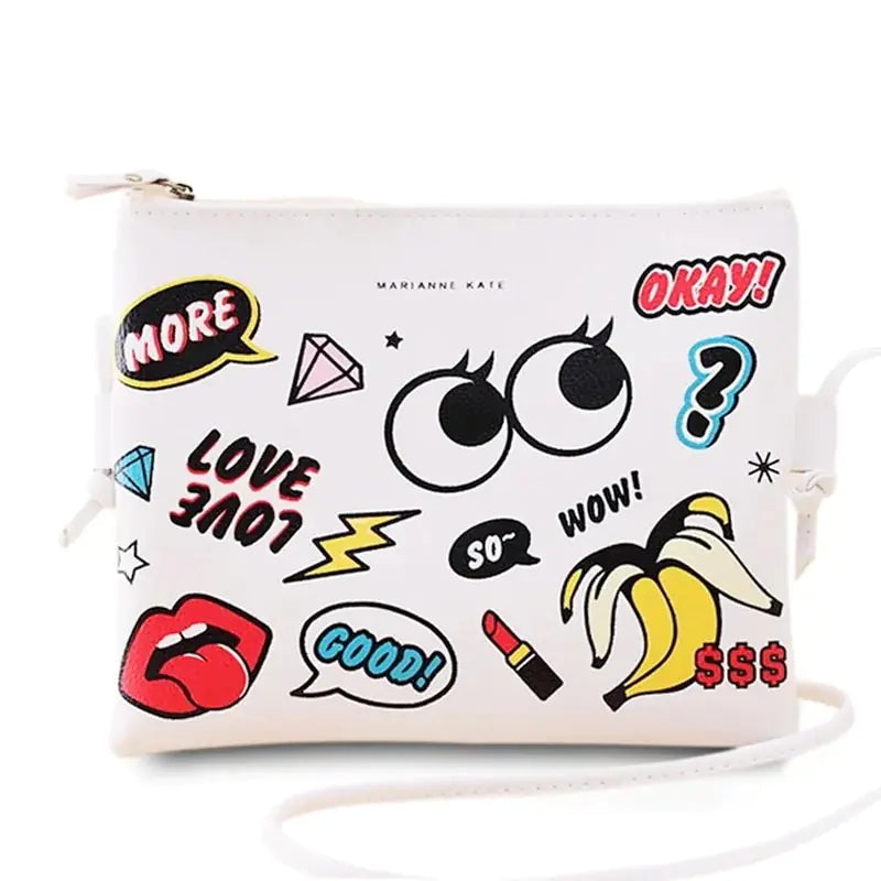 Bolso Mini de Mujer con Estampado de Dibujos Animados