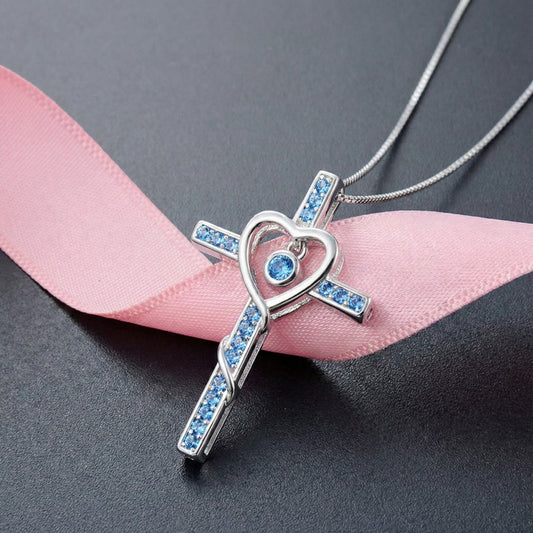 Collar con Colgante de Piedra Azul