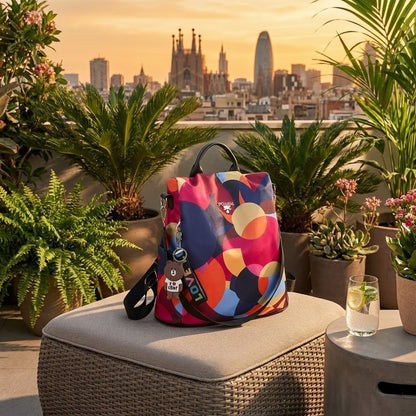 Mochila Impermeable Antirrobo para Mujer Oxford