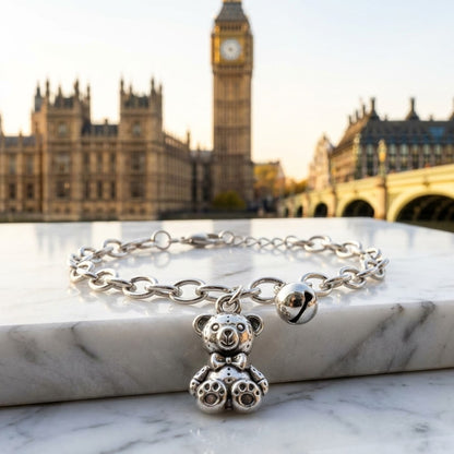 Pulsera Teddy Charms Silver London Edition
