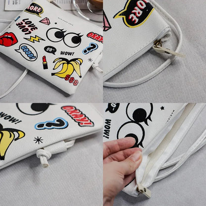 Bolso Mini de Mujer con Estampado de Dibujos Animados