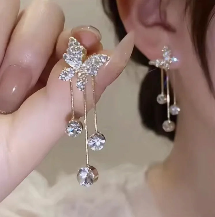 Pendientes de Lazo de Circonita