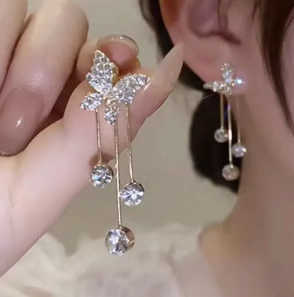 Pendientes de Lazo de Circonita