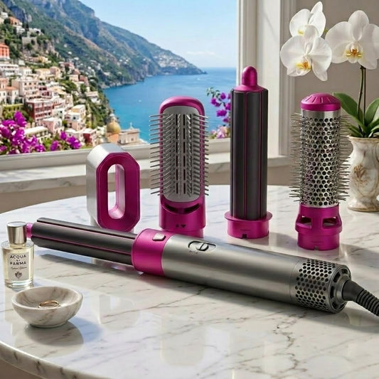 Plancha Profesional 5 en 1 AuraSilk Pro Edition