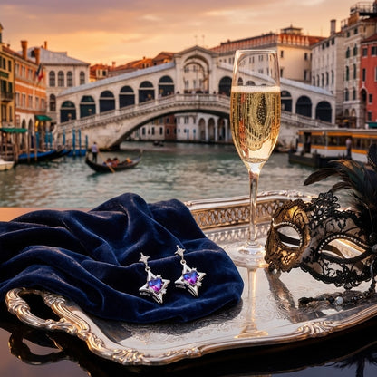 Pendientes Stellar Venice Midnight Mystery