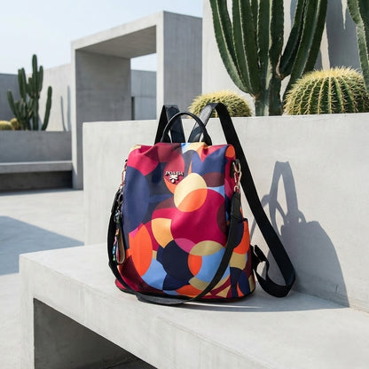 Mochila Impermeable Antirrobo para Mujer Oxford
