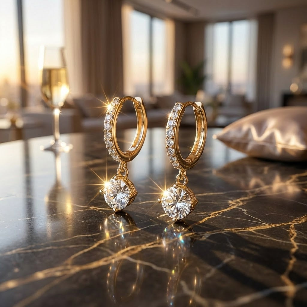 Pendientes July Dream Crystal Drop