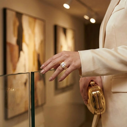 Anillo Geometric Luxe