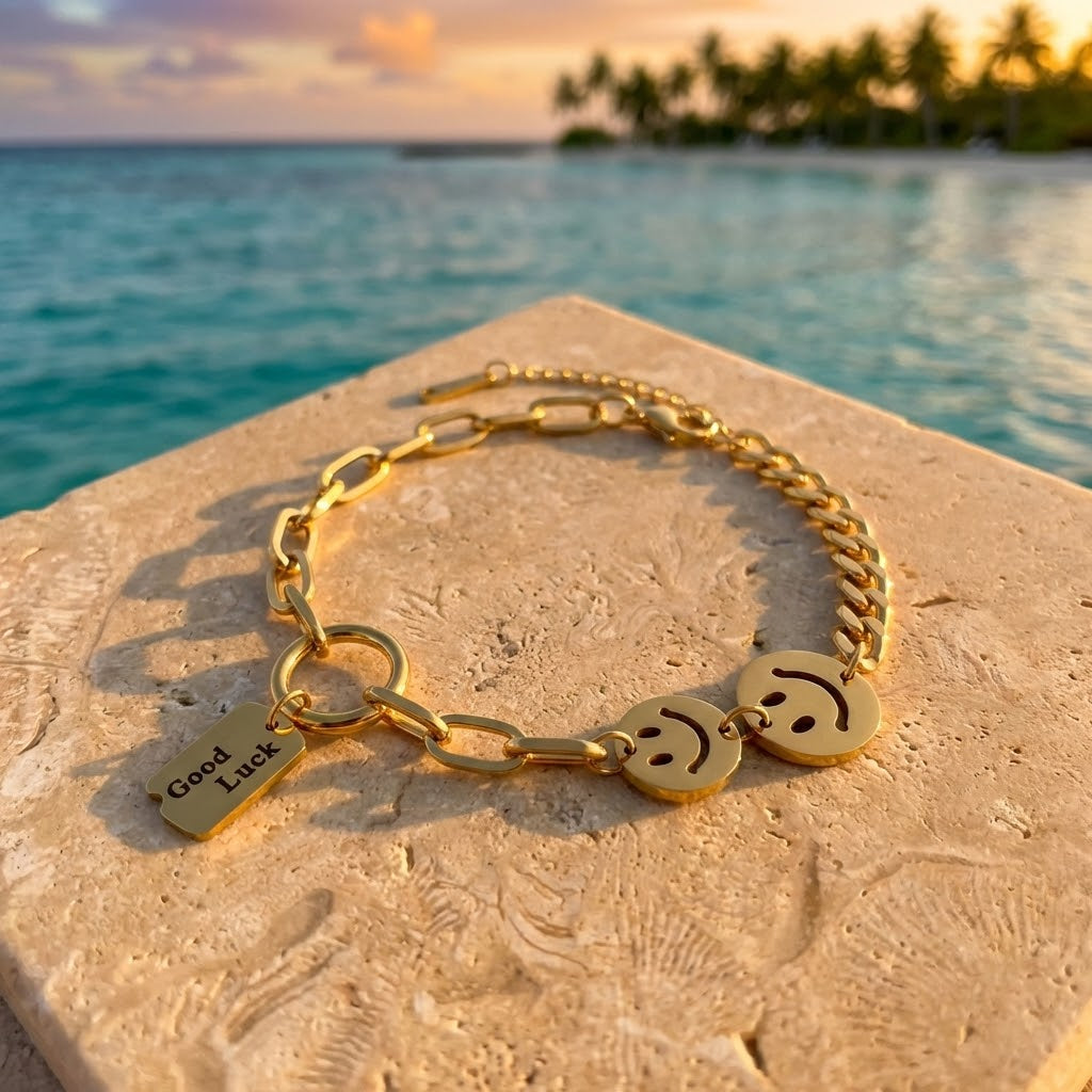Pulsera Infinity Luck 18K Miami Edition