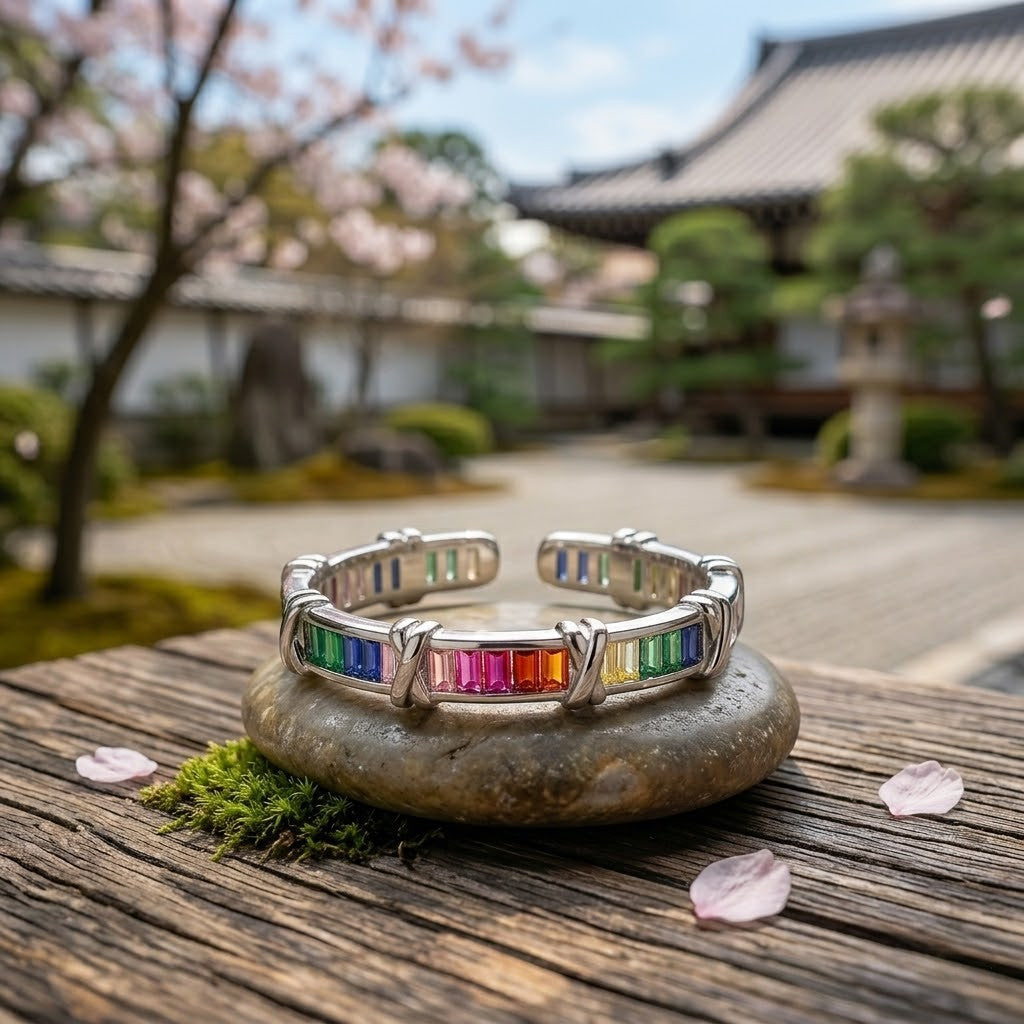 Anillo Rainbow Love Sakura Bloom
